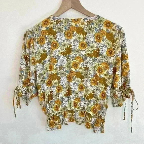 Amuse Society Women’s Daydream Woven Top Cava Size Small - Picture 9 of 16